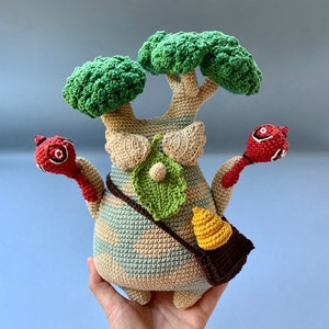 Dancing Broccoli Crochet Pattern Amigurumi Pattern Tutorial PDF file