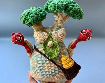 Dancing Broccoli Crochet Pattern Amigurumi Pattern Tutorial PDF file