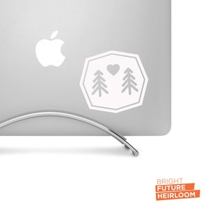 Tree Badge 02 High Quality Vinyl Decal, Awesome Aesthetic Stickers, Outdoor Rated Decal, Cool Stickers, Laptop Stickers image 2