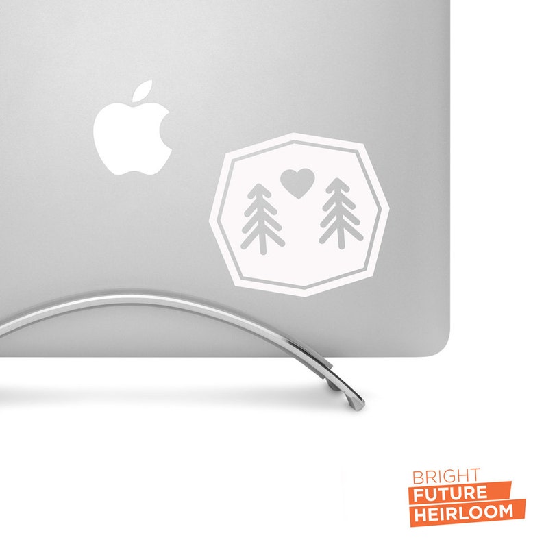 Tree Badge 02 High Quality Vinyl Decal, Awesome Aesthetic Stickers, Outdoor Rated Decal, Cool Stickers, Laptop Stickers image 2