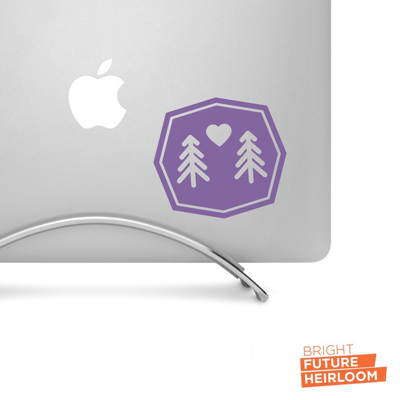 Tree Badge 02 High Quality Vinyl Decal, Awesome Aesthetic Stickers, Outdoor Rated Decal, Cool Stickers, Laptop Stickers image 4