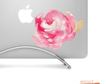 Pink 01 Cool Car Decals or Laptop Stickers High-Quality Printed Vinyl Decal Aesthetic Stickers Watercolor Rose