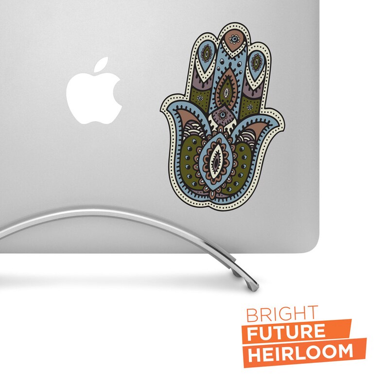 Hamsa 02 High-Quality Printed Vinyl Decal Aesthetic Stickers, Cool Car Decals or Laptop Stickers image 2