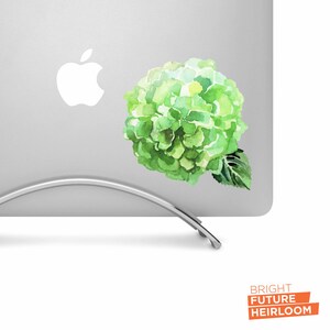 Watercolor Hydrangea Flower - High-Quality Hydrangea Print Vinyl Decal Aesthetic Stickers, Cool Car Decals or Laptop Stickers