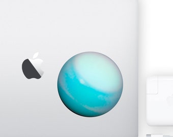 Planet Uranus Decal Space Planet Sticker - High-quality Custom Vinyl Decal Space Decal Solar System Sticker