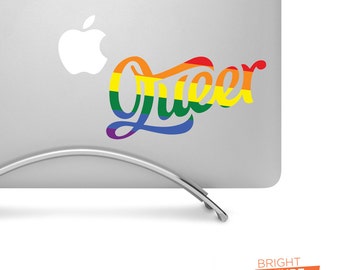 Queer Pride - High-Quality Printed Vinyl Decal Aesthetic Stickers, Cool Car Decals or Laptop Stickers