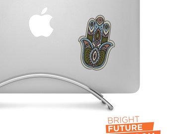 Hamsa 02 - High-Quality Printed Vinyl Decal Aesthetic Stickers, Cool Car Decals or Laptop Stickers