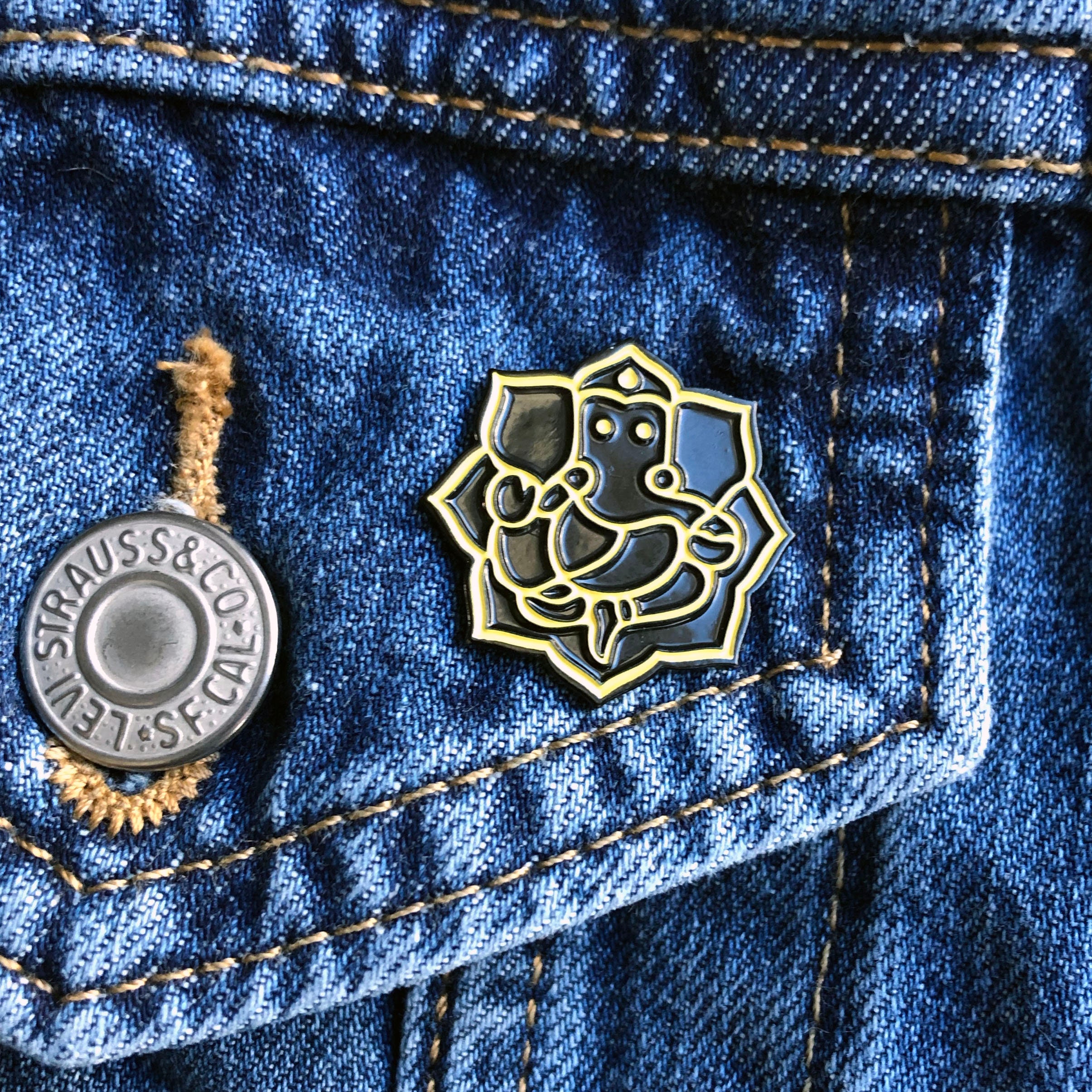 Lotus Ganesha Super Awesome Custom Soft Enamel Pin. Cute - Etsy