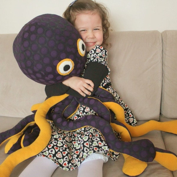 Kids animal toy, handmade animal toys, soft toy, animal plush, plush octopus, plush animal pillow, plush toy pillow, animal toy pillow