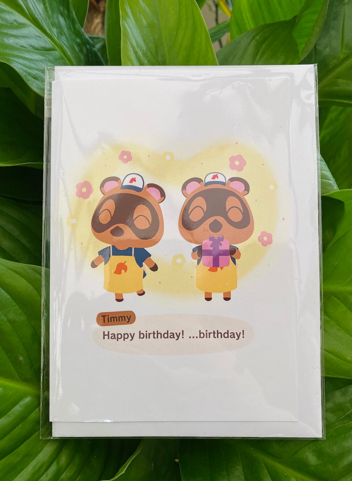 Animal Crossing New Horizons A6 Birthday Card plastic Free Etsy
