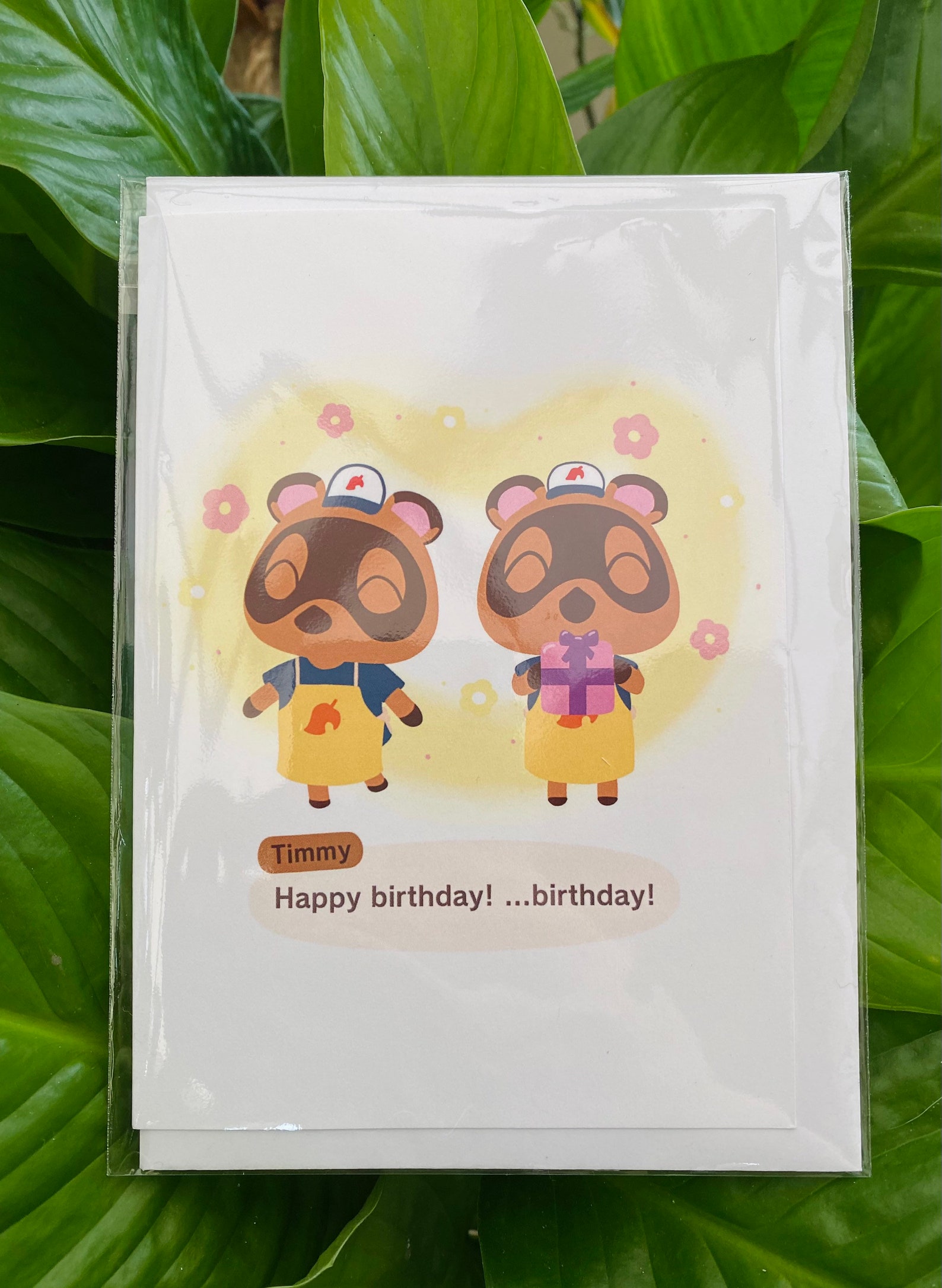 Animal Crossing New Horizons A6 Birthday Card plastic Free Etsy