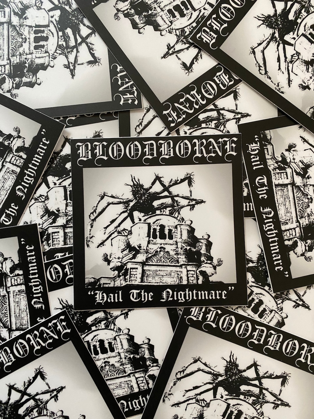 Bloodborne Nightmare Black Metal Art Vinyl Sticker