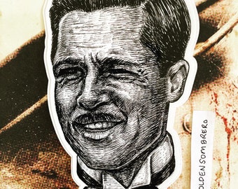 Fancy Aldo Raine Gorlami Inglourious Basterds Vinyl Sticker