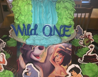 Jungle Book Baloo like cake topper