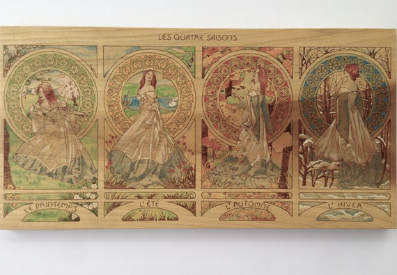 Four 0 Seasons Wood saisons Saisons Designs✦Quatre with スツール