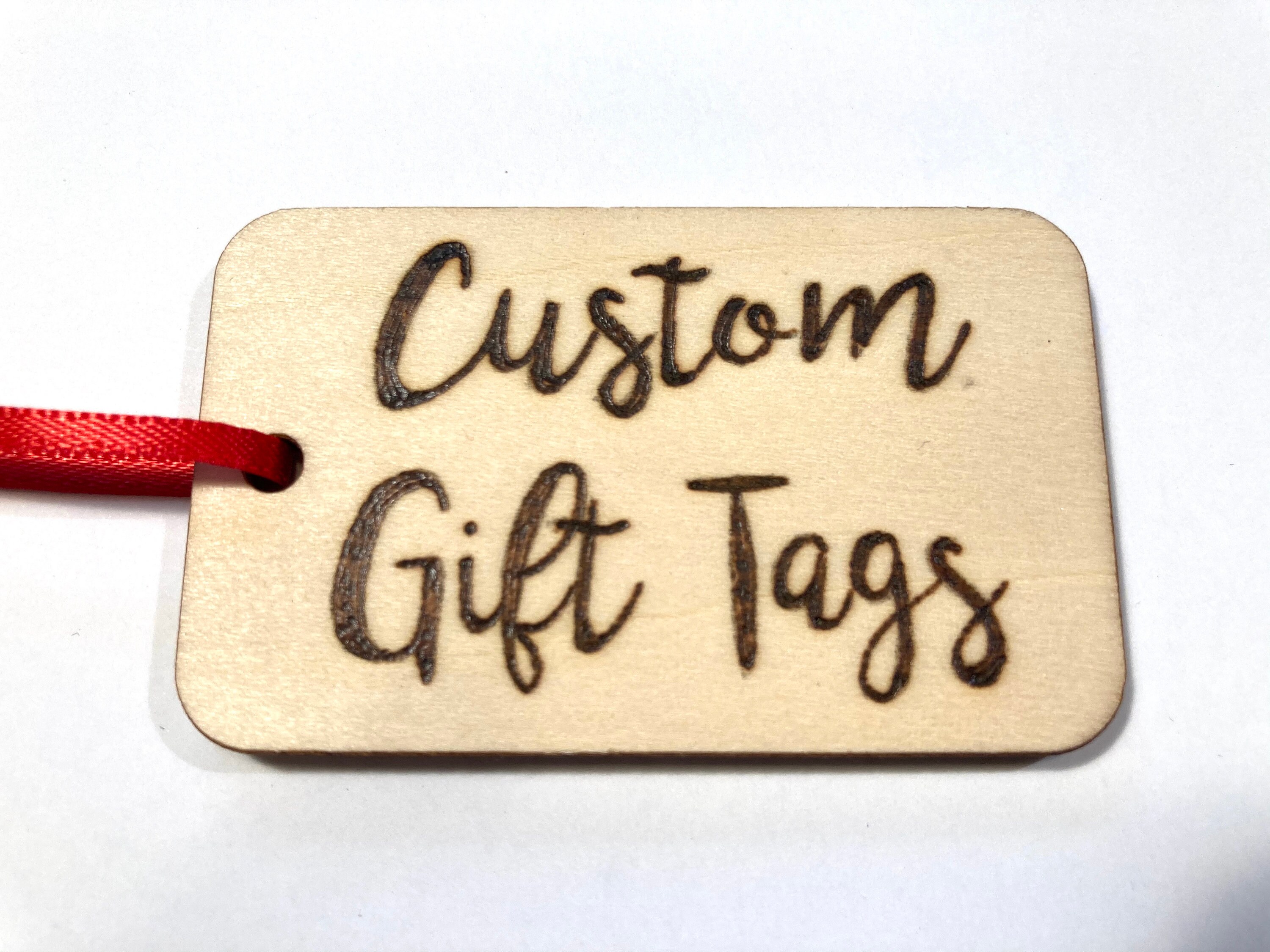 Custom Gift Tags Wood Burned Gift Tags Unique Gift Tags Etsy