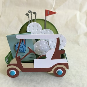 3D pop up card - golf card