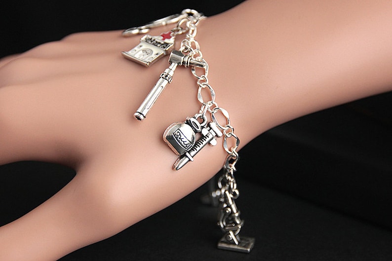 Doctor Bracelet. Doctor Charm Bracelet. Medical Doctor Etsy