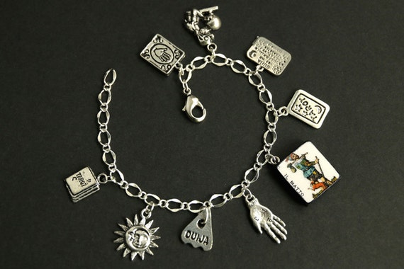 Tarot Bracelet. the Fool Charm Bracelet. Divination Bracelet