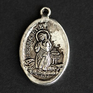 Saint Bernadette Necklace. Catholic Saint Necklace. St Bernadette ...