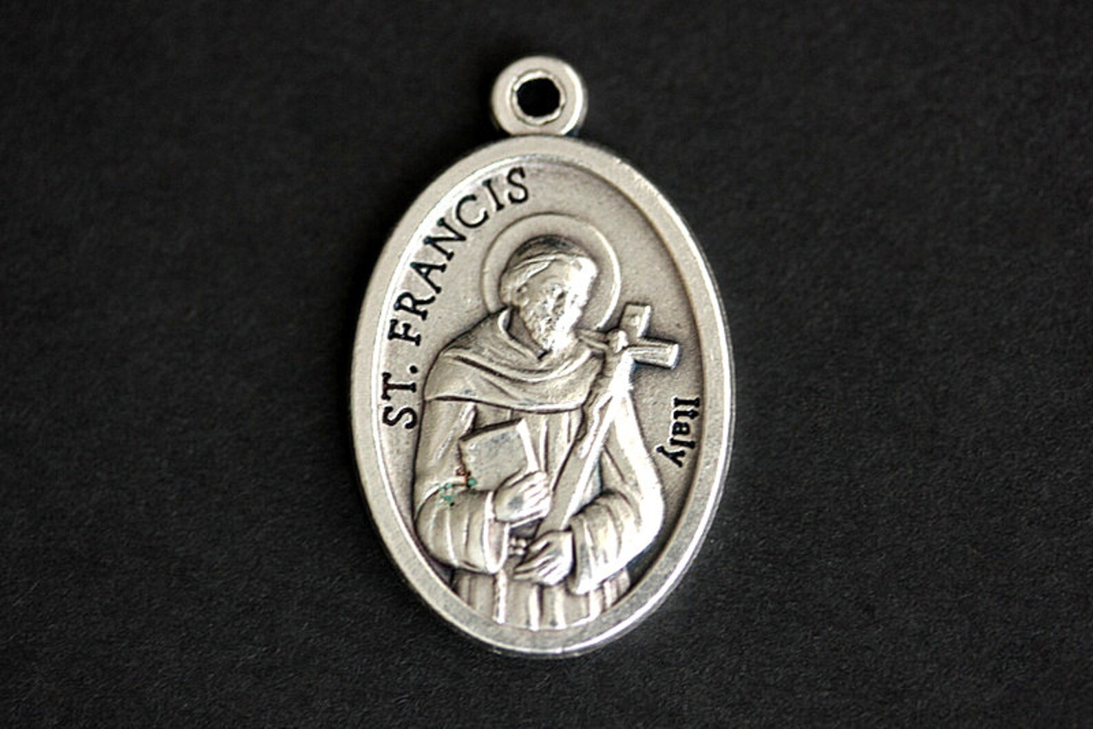 Saint Francis Necklace. Christian Necklace. St Francis Medal Etsy