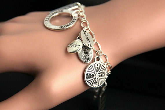 Sobriety on sale charm bracelet