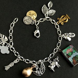 Jack and the Beanstalk Bracelet. Jack and the Bean Stalk Charm - Etsy