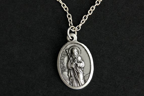 Catholic saint necklace clearance