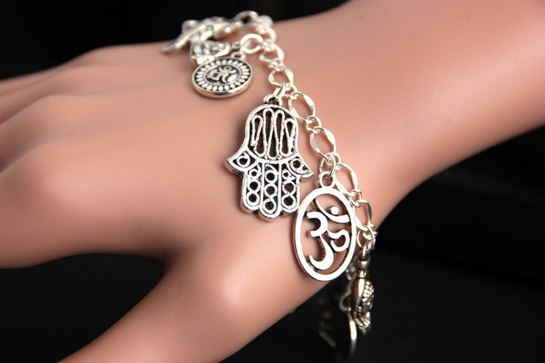 Hindu Bracelet. Charm Bracelet. Buddhist Bracelet. Hindu Jewelry