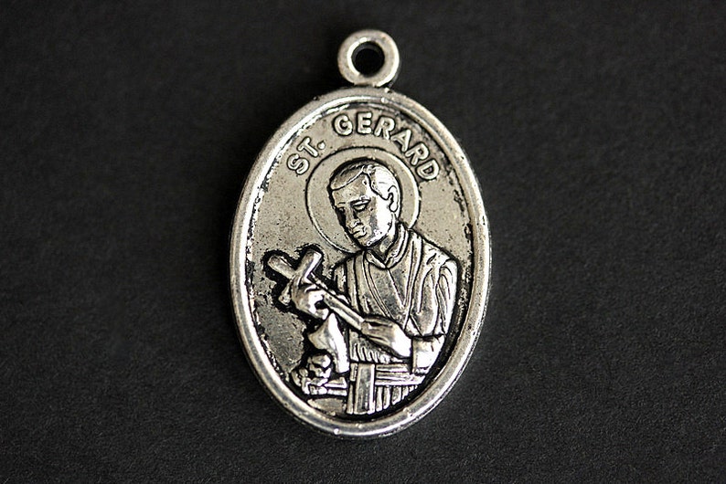 Saint Gerard Necklace. Catholic Saint Necklace. St Gerard Etsy