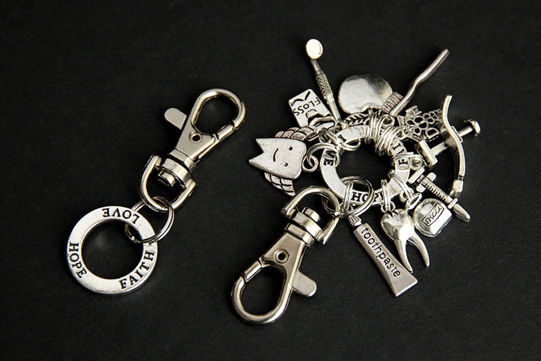 Key Chain. Affirmation Key Ring. Build Your Own Keychain With Lobster ...