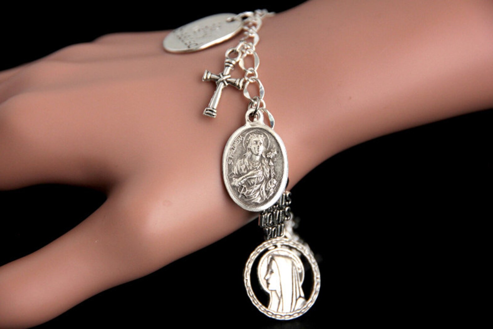 Saint Philomena Bracelet. Catholic Bracelet. St Philomena Etsy