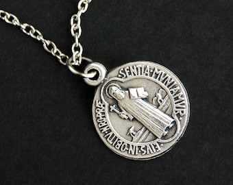 フランスアンティーク　聖ベネディクト （Saint Benedic）石膏像 フランスアンティーク 聖ベネディクト （Saint Benedic）石膏像