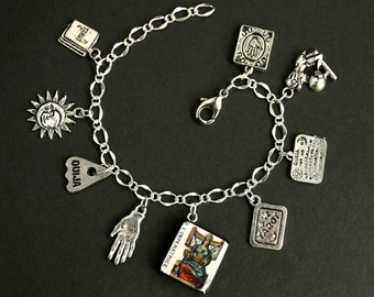 Tarot Bracelet. The Empress Charm Bracelet. Divination Bracelet. Silver Bracelet. Imperatrice Bracelet. Tarot Jewelry. Metaphysical Jewelry.