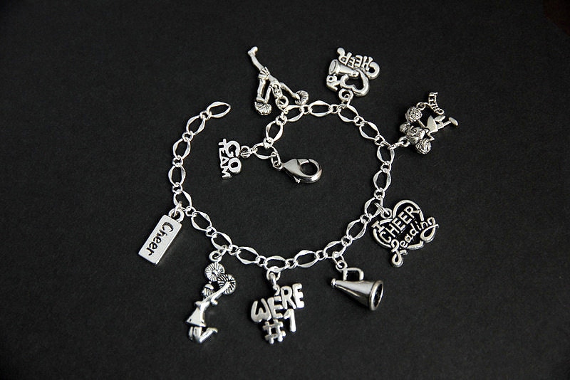 Cheerleading Charm Bracelet