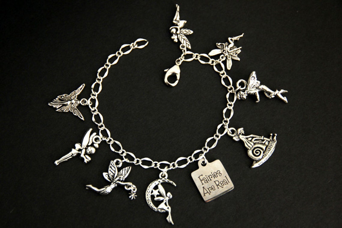 Fairy Bracelet. Fairies Charm Bracelet. Fae Bracelet. Faerie Etsy