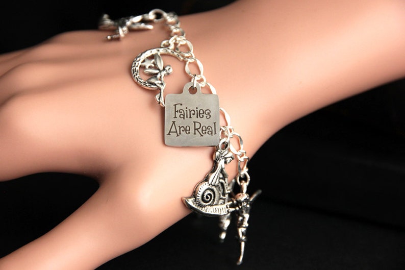 Fairy Bracelet. Fairies Charm Bracelet. Fae Bracelet. Faerie Etsy