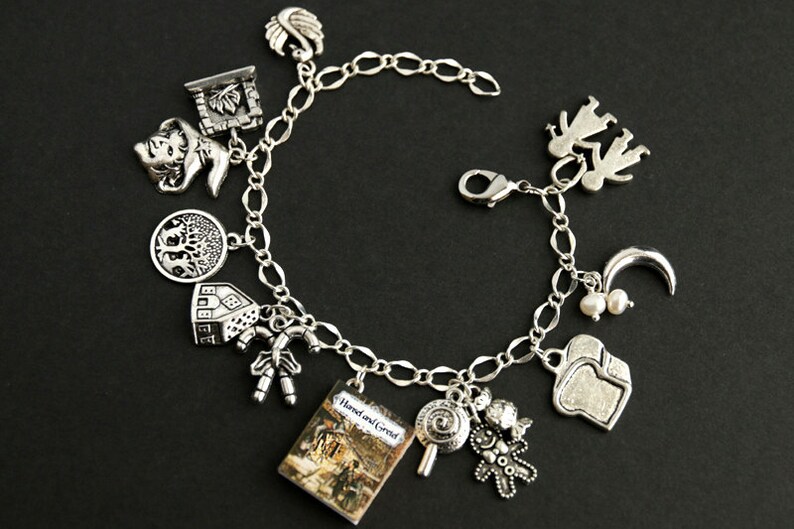 Hansel and Gretel Bracelet. Brothers Grimm Charm Bracelet. Etsy