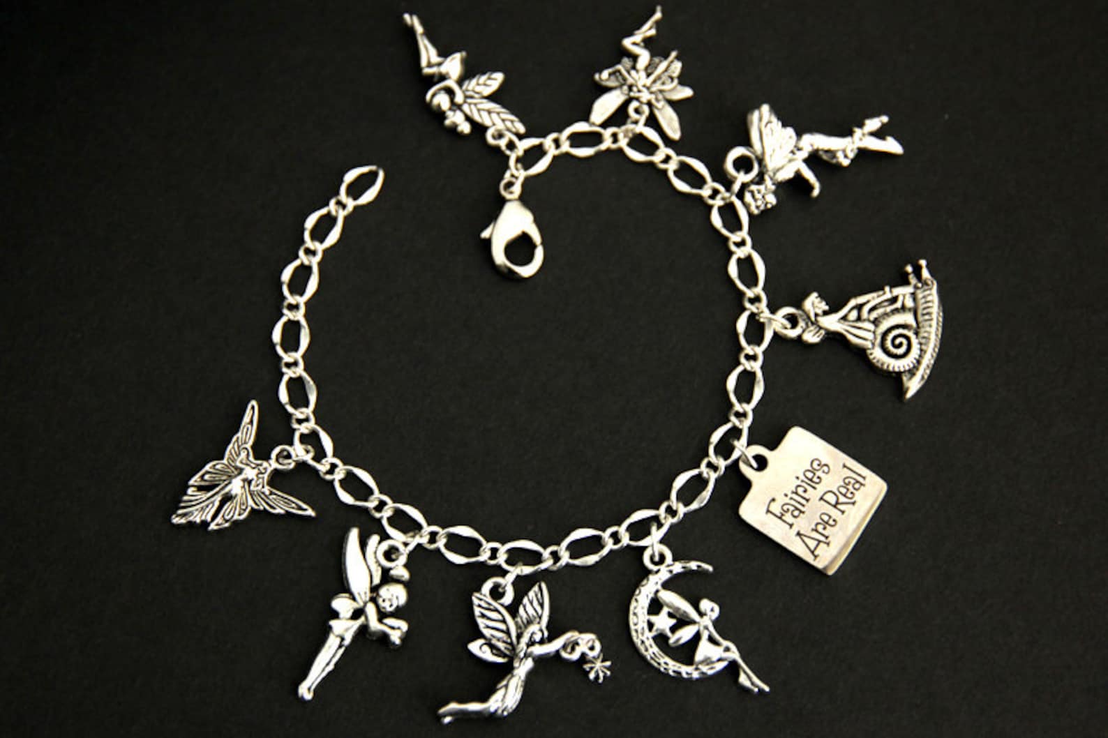 Fairy Bracelet. Fairies Charm Bracelet. Fae Bracelet. Faerie Etsy