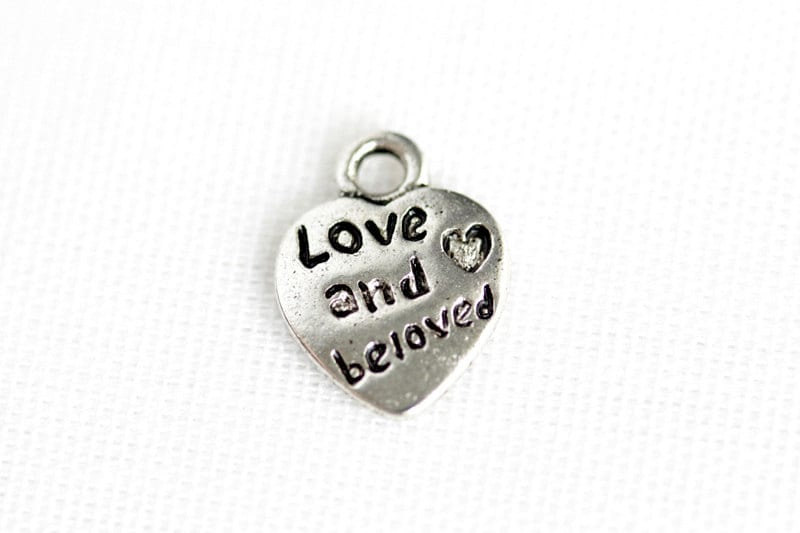 Love and Be Loved Charm. Love Charm. Heart Charm. Add-On | Etsy