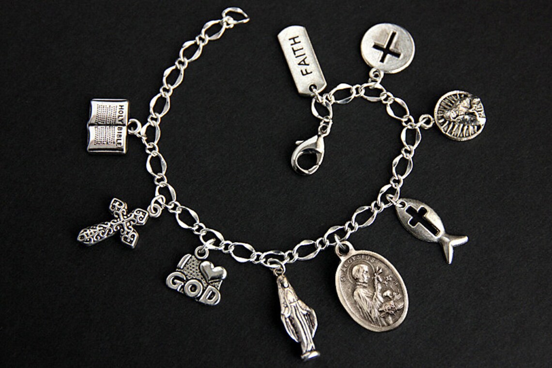 Saint Aloysius Bracelet. Catholic Bracelet. St Aloysius Charm Etsy