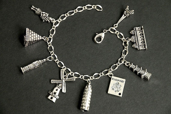 World charm bracelet clearance