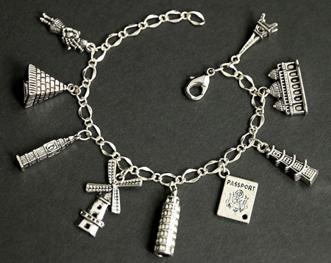 CZ LET THE WORLD GO ROUND BRACELET main image 1
