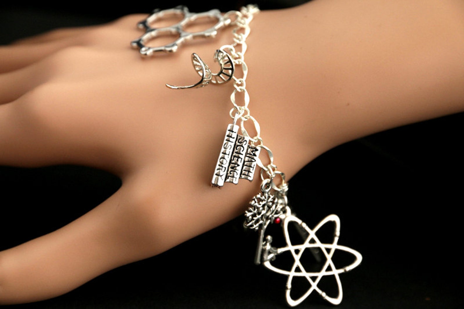 Science Bracelet. Physics Charm Bracelet. Biology Bracelet. Etsy