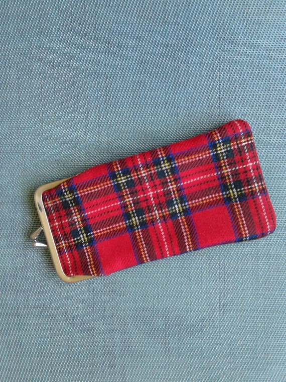 Vintage Cigarette Or Eyeglass Case/ Red Royal Stew