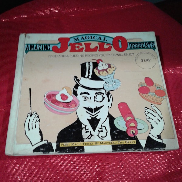Vintage Amazing Magical Jello Desserts/ Vintage Jello Dessert Cookbook/ Retro Magical Jello Cookbook/ Collectible Cookbook