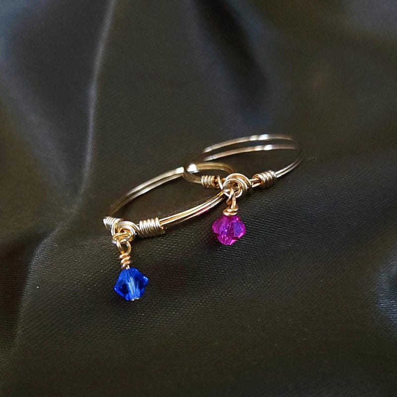 Dangle Charm Ring - Etsy