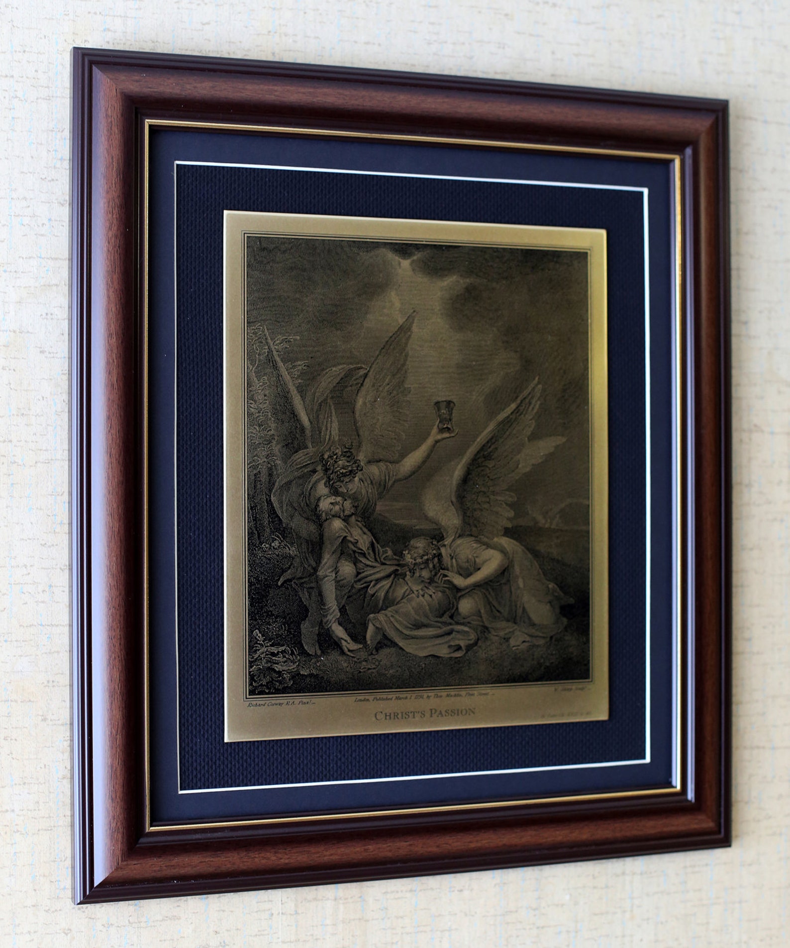 Christ's Passion. Etching on brass. Macklin's Bible. Etsy