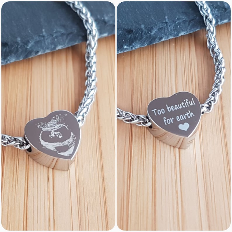 Baby Memorial Gift Personalised Keepsake Engraved Charm  Etsy