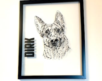 Custom Dog Frames